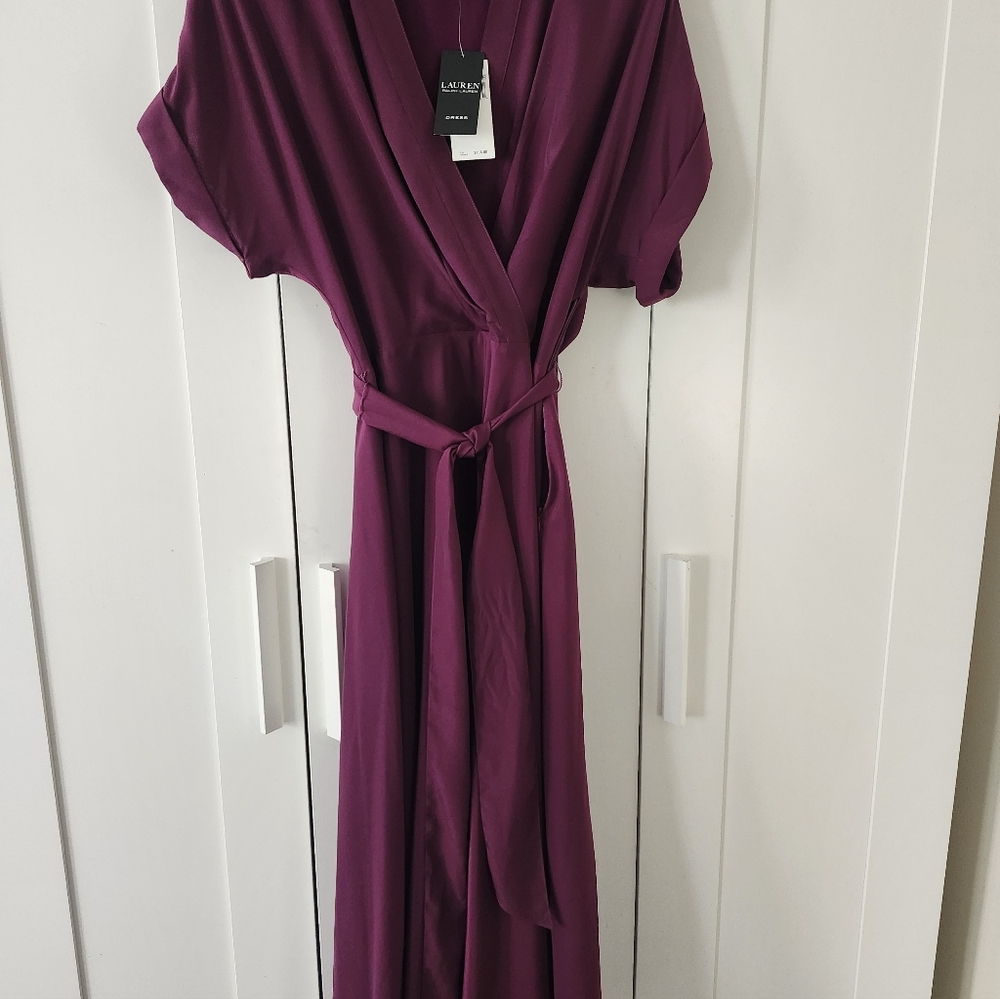Lauren, Ralph Lauren Burgandy Dress